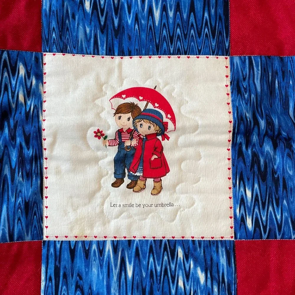 Handmade Quilt Little Boy & Girl Baby Crib Nursery Play Mat Activity Blanket